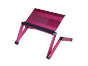 Furinno A6 Pink Ergonomic Aluminum Adjustable Laptop Table
