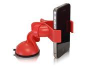 Furinno Hidup IP11 PI Easy Mount Suction Universal Car Phone Mount Holder Red