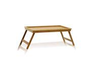 Furinno FNCL 33010 Bamboo Lapdesk Bed Tray Natural