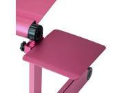 Furinno MP01 PI Mousepad Attachable to Aluminum Folding Laptop Notebook Tray Stand Pink Lapdesk is not included