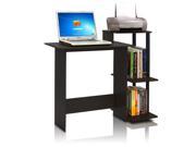 Furinno Efficient Home Laptop Notebook Computer Desk Espresso & Black - 33.6 x 39.6 x 15.6 in.