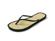 Womens Bamboo Sandal Flip Flops Light Flats Beach Summer Shoe Comfort Thongs New