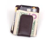 Mens Leather Wallet Money Clip Credit Card ID Holder Front Pocket Thin Slim NEW
