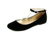 AlpineSwiss Calla Womens Ballet Flats Ankle Strap Shoe Classic Ballerina Slipper