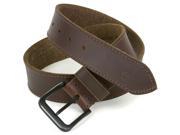 Timberland Men s Belt Genuine Leather Top Stitched Matte Buckle 40MM Sizes 32 42