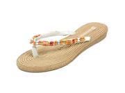 Alpine Swiss Women s Bohemian Sandals Wood Bead Thongs Comfort Flats Flip Flops