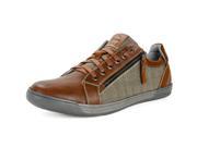 Alpine Swiss Fabian Mens Casual Sneakers Low Top Lace Up Zippered Fashion Shoes