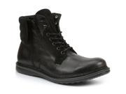 GBX Men s Trammel Ankle Boots Lace Up Fold Over Combat Style Suede Leather Shoes