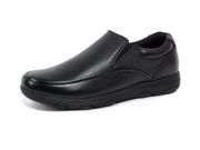 Alpine Swiss Arbete Mens Work Shoes Slip Resistant Real Leather Slip On Loafers