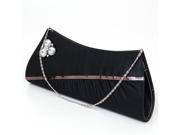 Womens Evening Bag Clutch Handbag Beaded Rhinestone Purse Wallet Formal Party NW