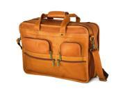Hammer Anvil Turbo Expandable Laptop Briefcase Colombian Leather Messenger Bag