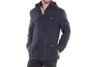 Alpine Swiss Noah Wool Mens Military Jacket Hood Parka Cargo Pocket Utility Coat