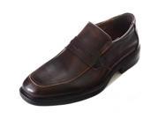 Alpine Swiss Men s Dress Shoes Classic Penny Loafers Slip On Genuine Suede Inside Brown