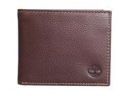 Timberland Men s Flip Up Wallet Genuine Leather ID Card Case Bifold Passcase