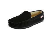 Alpine Swiss Sabine Womens Suede Shearling Moccasin Slippers House Shoes Slip On