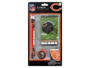 National Design NFL 5 Piece School Supply Study Set Chicago Bears 11053