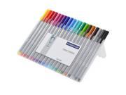 triplus Fineliner Marker Super Fine Water Based 20 Color Set