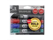 Quartet EnduraGlide Dry Erase Markers Bullet Point Assorted Colors Pack of 4 5001 1M