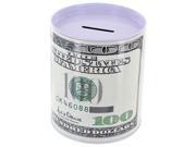 Metal Money Coin Bank 100 Bill