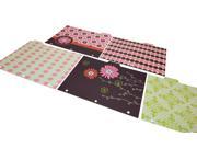 Wilson Jones Recycled Bliss Decorated File Folders Pack of 6 W31505