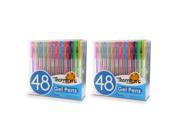 Thornton s Art Supply Premium Assorted Colors Gel Pens Assorted Ink Set of 96