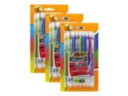 Bic Xtra Sparkle Mechanical Pencils 0.7mm HB 2 Assorted Barrels Pack of 72