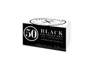Thornton s Luxury Goods Short Standard International Fountain Pen Ink Cartridges Black Ink Pack of 50