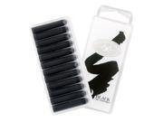 Thornton s Short Standard Fountain Pen Ink Cartridges Black Ink Pack of 12