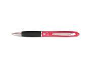 Zebra Z Grip MAX Roller Ball Retractable Gel Pen Red Ink Medium Point 0.7 mm Dozen DZ ZEB42230