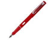 JinHao 599A Red Plastic Fountain Pen Medium Nib FP 599A 2