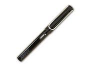 Lamy Safari Fountain Pen Shiny Black Barrel Medium Nib L19BKM