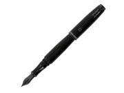 Monteverde Invincia Color Infusion Stealth Black Fountain Pen Broad Nib MV41137B