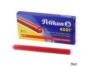 Pelikan 4001 Fountain Pen Ink Cartridge Violet Ink Pack of 5 PLK310664