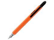 Monteverde One Touch Stylus 9 Function Tool Fountain Pen Medium Nib Orange Barrel MV35290