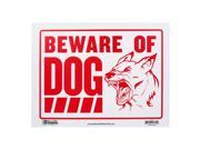 Bazic Small 9 x 12 Inches Beware of Dog Sign S 10