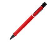 Lamy Safari Retractable Ballpoint Pen Medium Point Red