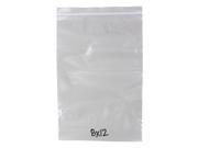 Reclosable Poly Bags Clear 4 Mil 8 x 12 Pack of 100