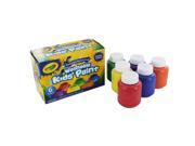 Crayola Llc Formerly Binney Smith BIN541204 Washable Kids Paint 6 Jar Set