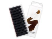Thornton s Short Standard Fountain Pen Ink Cartridges Brown Ink Pack of 12