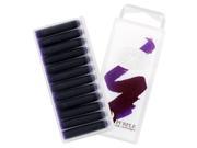 Thornton s Short Standard Fountain Pen Ink Cartridges Purple Ink Pack of 12