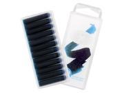 Thornton s Short Standard Fountain Pen Ink Cartridges Turquoise Ink Pack of 12