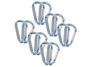 SecureLine 2 Bright Spring Link Carabiner 1 4 in Clip Pack of 12 Light Blue