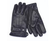 Royce Leather Black Premium Lambskin Leather Cellphone Tablet Touchscreen Gloves Men s Large Black