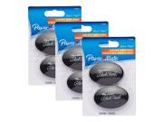 Paper Mate Black Pearl Premium Erasers Pack of 6 1742567