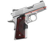 Crimson Trace Corporation Master Series Laser Grip Fits 1911 Officer s Defender Natural Rosewood Micro Compact Diode