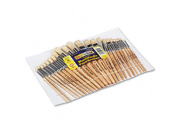Chenille Kraft Company CKC5172 Wood Brushes Natural Hog Bristles 12 Round 12 Flat