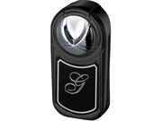 Dobrev Single Jet Flame Black Matte Chrome Lighter