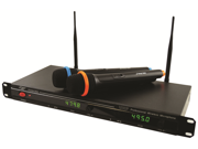 PylePro PDWM2800 Professional UHF Wireless Microphone System With 2 Microphones