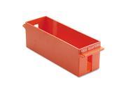 Porta Count System Extra Capacity Rolled Coin Plastic Storage Tray Orange MMF212072516