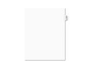 Avery Consumer Products AVE01372 Alphabetical Divider in.Bin. Side Tab 8 .50in.x11in. WE